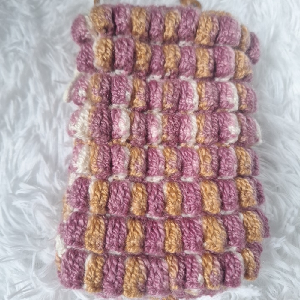 Universal Thread Crochet Multicolored Crossbody P… - image 3